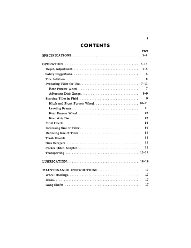 John Deere 1700 Series Surflex Disk Tiller Operator's Manual (OMW11426) - Image 2