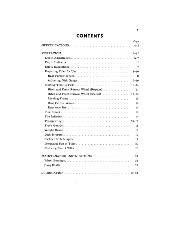 John Deere 1200 Series Surflex Disk Tiller Operator's Manual (OMW11661) - Image 2