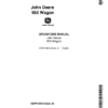 John Deere 953 Wagon Operator's Manual (OMW13643)