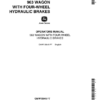 John Deere 963 Wagon, Hydraulic Brakes Operator's Manual (OMW13645)