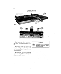 Alternative view of John Deere 707 Gyramor Rotary Cutter Series 002 & up w/adjustable wheel tread that sets to 120-Inch (wheels inside) or 140-Inch (wheels outside) Operator's Manual (OMW15763)