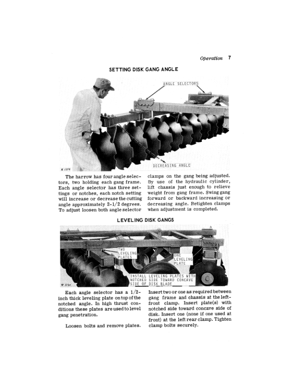 John Deere 425, 525 Series Wheel-Type Offset Disk Harrows Operator's Manual (OMW18787) - Image 2