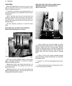 Alternative view of John Deere 58 Farm Loader Operator's Manual (OMW18964)