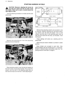 Alternative view of John Deere 3000, 4000 Series Double Offset Disk Harrows Operator's Manual (OMW20699)