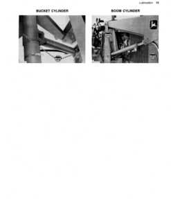 Alternative view of John Deere 143 Farm Loader Operator's Manual (OMW21356)