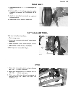 Alternative view of John Deere 580 Windrower Operator's Manual (OMW21454)