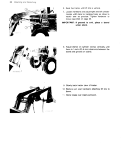 Alternative view of John Deere 145 Farm Loader Operator's Manual (OMW21474)