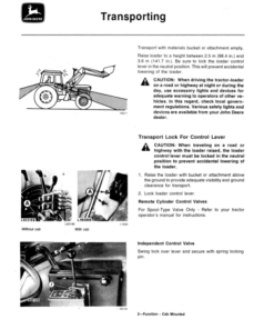 Alternative view of John Deere 260 Loader Operator's Manual (OMW21496)