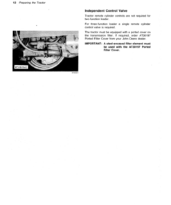 Alternative view of John Deere 175 Farm Loader Operator's Manual (OMW28507)