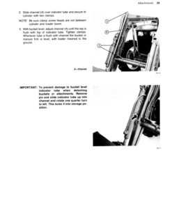 Alternative view of John Deere 100 Farm Loader Operator's Manual (OMW28525)