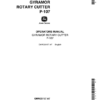 John Deere P107 Gyramor Rotary Cutter Operator's Manual (OMW29157)