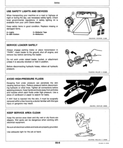 Alternative view of John Deere 146 Farm Loader Operator's Manual (OMW37920)
