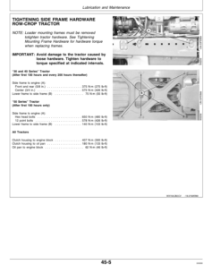 Alternative view of John Deere 158 Farm Loader Operator's Manual (OMW37998)