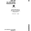 John Deere AMT 600 All Material Transporter Operator's Manual (OMW38914)