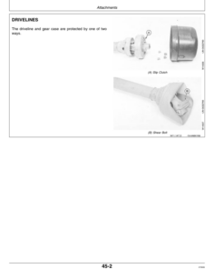Alternative view of John Deere 516, 616 Rotary Cutters Operator's Manual (OMW38935)