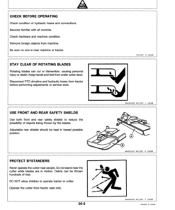 Alternative view of John Deere 1418 Rotary Cutter ( -007500) Operator's Manual (OMW38938)