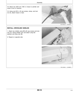 Alternative view of John Deere 1418 Rotary Cutter (007501-) Operator's Manual (OMW40684)