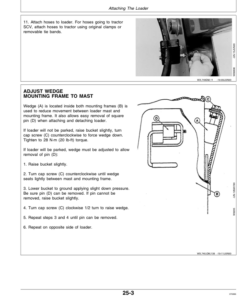 Alternative view of John Deere 740 Standard Loader Operator's Manual (OMW42591)