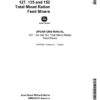 John Deere 127, 135, 152 Total Mixed Ratio Feed Mixers Operator's Manual (OMW43414)