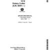 John Deere 1018 Rotary Cutter (005001-) Operator's Manual (OMW44173)
