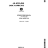 John Deere J, JA, JB, JBA Disk Harrows Operator's Manual (OMW44)