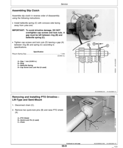 Alternative view of John Deere MX8 Rotary Cutters (000000-009000) MX10 Rotary Cutters (000000-008000) Operator's Manual (OMW45015)