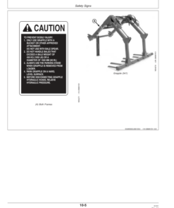 Alternative view of John Deere 521 & 541 Loaders Operator's Manual (OMW47578)
