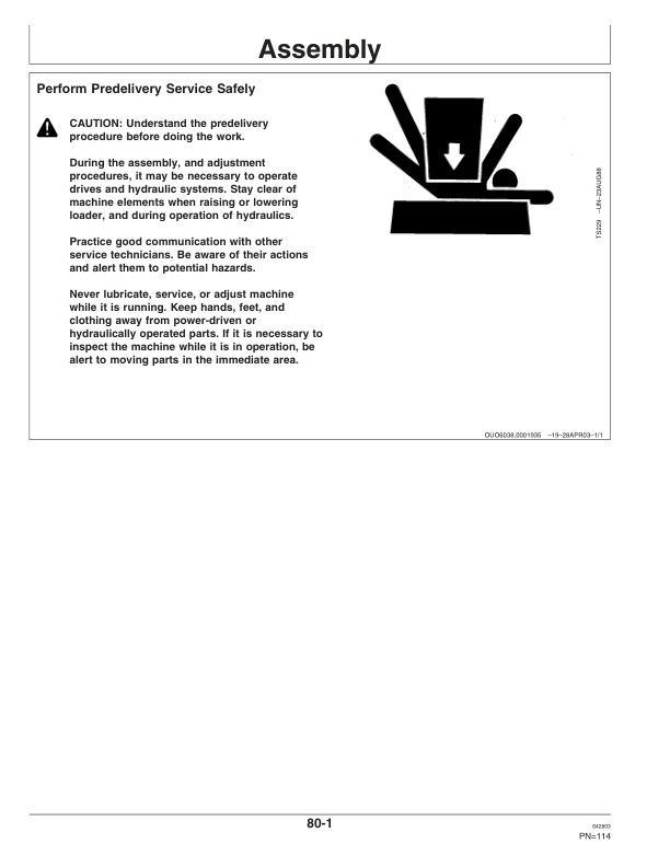 John Deere 640 Standard, 640 Mechanical Loader (028000- ) Operator's Manual (OMW49366) - Image 2