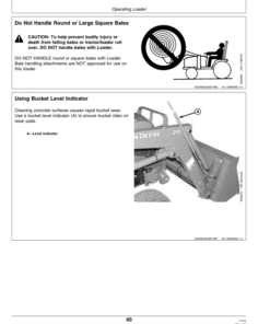 Alternative view of John Deere 210 Loader Operator's Manual (OMW49370)