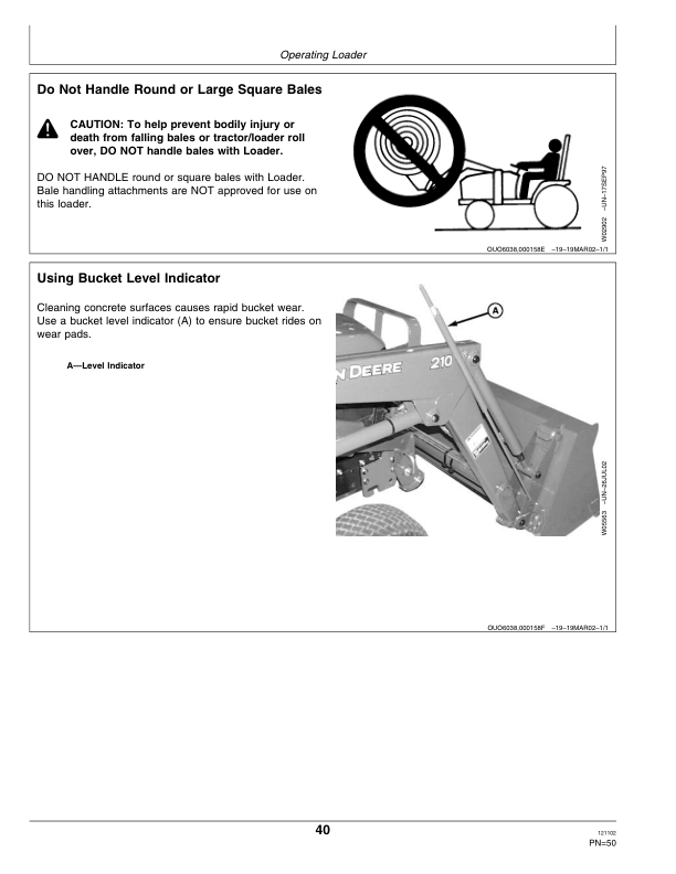 John Deere 210 Loader Operator's Manual (OMW49370) - Image 2