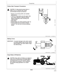 Alternative view of John Deere MX5 Rotary Cutters (001001-013999) MX6 Rotary Cutters (011001-028999) MX7 Rotary Cutters (008001-014999) North America Operator's Manual (OMW49746)