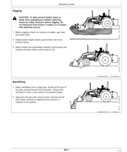 Alternative view of John Deere 512 Loaders Operator's Manual (OMW50416)