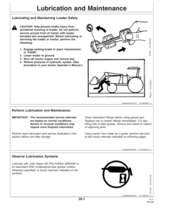 Alternative view of John Deere 741 Loader Operator's Manual (OMW50425)