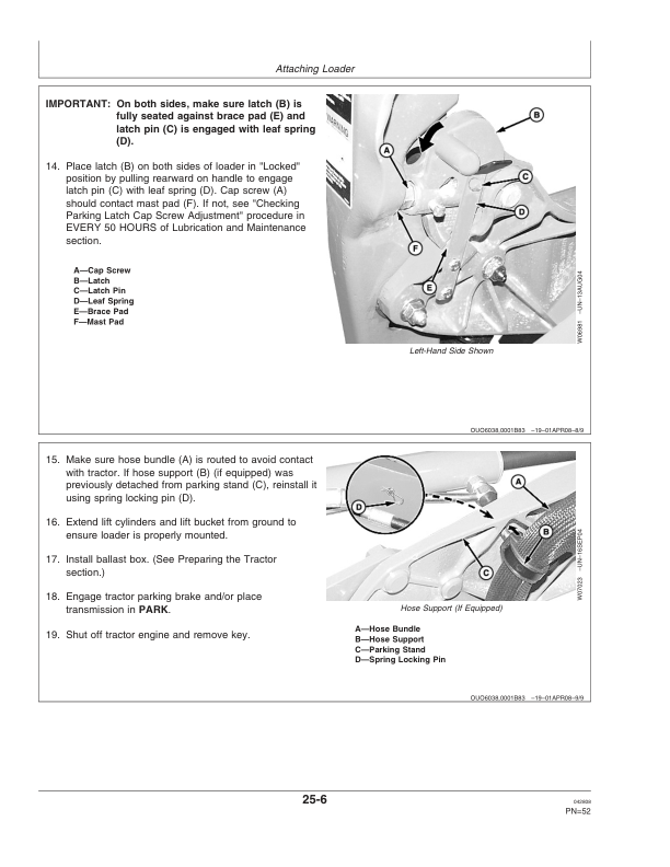 John Deere 300X & 300CX Loaders Operator's Manual (OMW50642) - Image 3