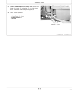 Alternative view of John Deere 640 Standard (036100-), 640 Mechanical (36050-) Loaders Operator's Manual (OMW51681)
