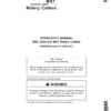 John Deere MX5 Rotary Cutters (014000-016499) MX6 Rotary Cutters (029000-034999) MX7 Rotary Cutters (015000-017999) North America Operator's Manual (OMW53060)
