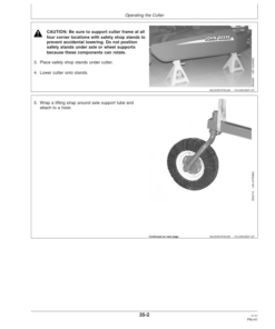 Alternative view of John Deere MX5 Rotary Cutters (014000-016499) MX6 Rotary Cutters (029000-034999) MX7 Rotary Cutters (015000-017999) North America Operator's Manual (OMW53060)