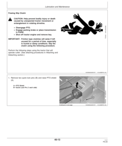 Alternative view of John Deere MX8 Rotary Cutters (015000-017999) MX10 Rotary Cutters (014000-016999) Operator's Manual (OMW53064)