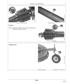 Alternative view of John Deere 609 & 709 Rotary Cutter Operator's Manual (OMW53343)