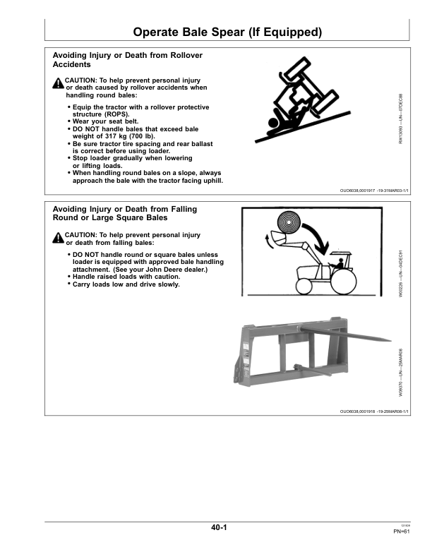 John Deere 300X & 300CX Loaders Operator's Manual (OMW54432) - Image 2