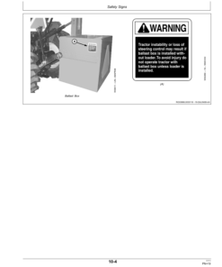 Alternative view of John Deere 305 Loader (000001-) (North America) Operator's Manual (OMW54457)