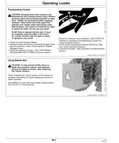 Alternative view of John Deere 512 Loader Operator's Manual (OMW54460)