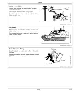 Alternative view of John Deere 746 Mechanical Self-Leveling Loader (005000-) Operator's Manual (OMW54466)