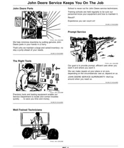 Alternative view of John Deere 741 Loader (Australia) Operator's Manual (OMW55776)