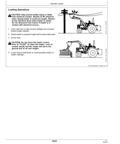 Alternative view of John Deere 300CX Loaders Operator's Manual (OMW56050)