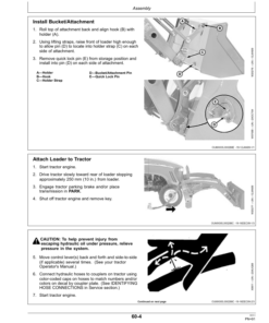 Alternative view of John Deere 300X & 300CX Loaders Operator's Manual (OMW56059)
