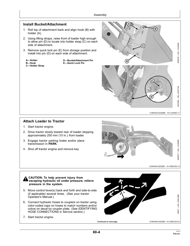 John Deere 300X & 300CX Loaders Operator's Manual (OMW56059) - Image 2