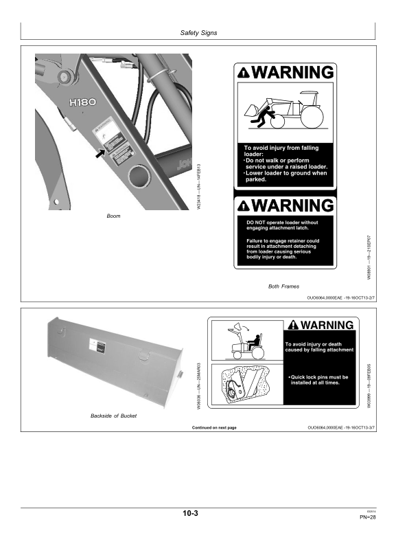 John Deere H180 Loader Operator's Manual (OMW56295) - Image 2