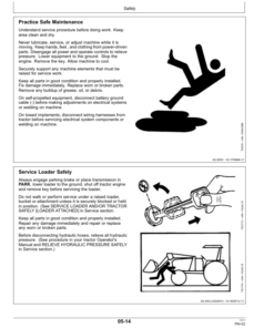 Alternative view of John Deere H180 Loader Operator's Manual (OMW56483)