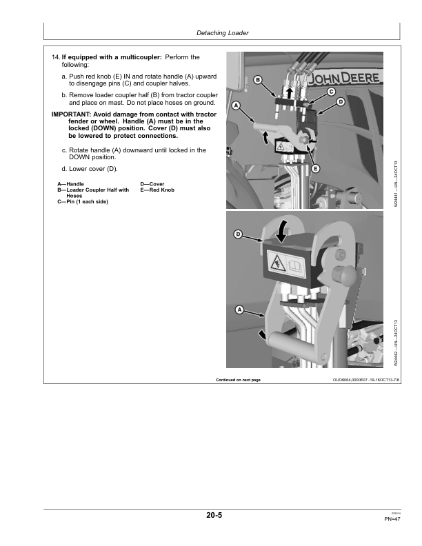 John Deere H180 Loader Operator's Manual (OMW56545) - Image 2